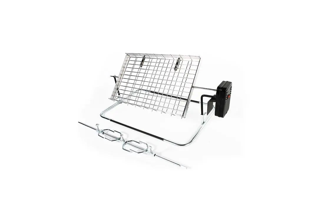 LK’s Rotisserie – Large Flat Basket & Spit