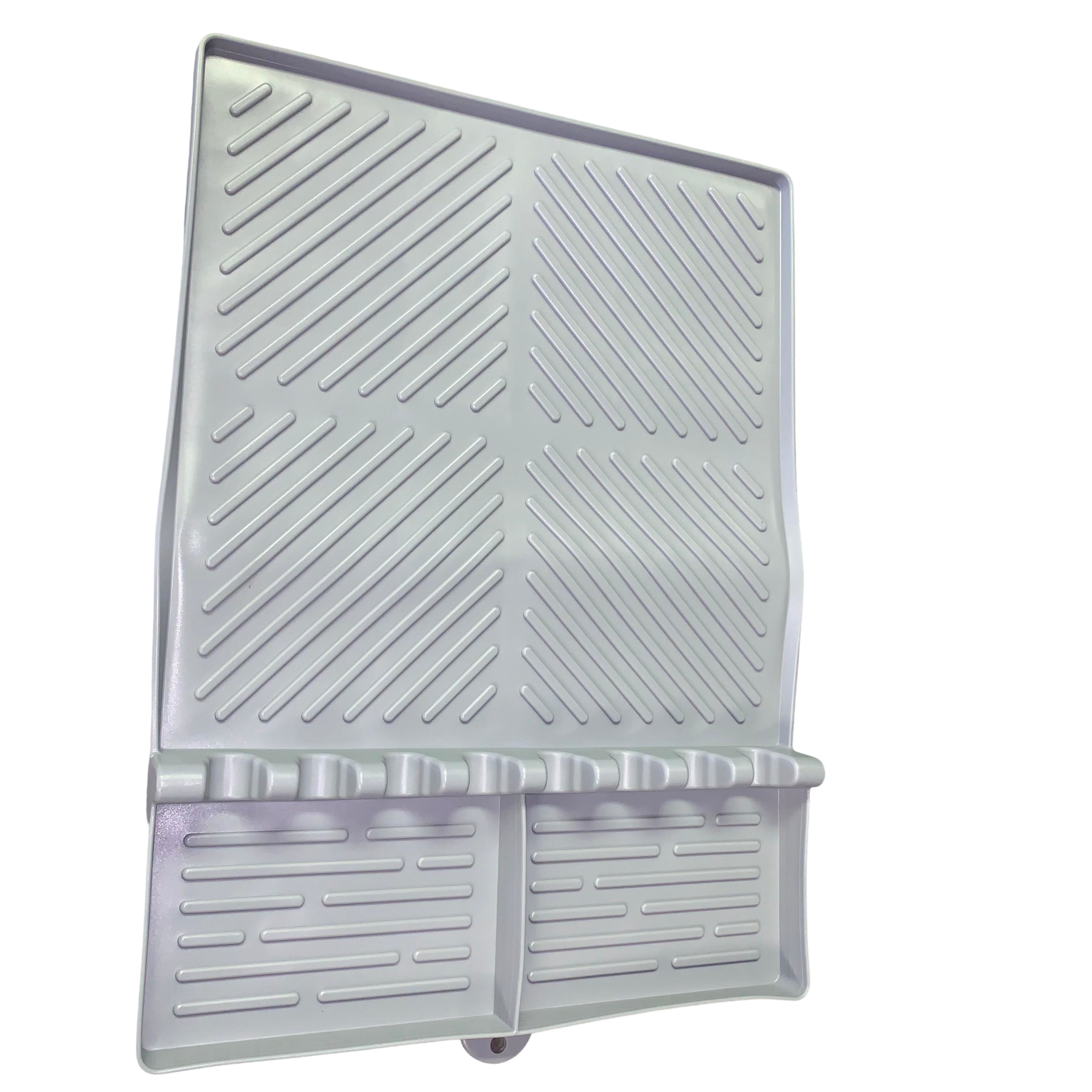 Silicone BBQ Side Mat – Heat-Resistant Surface Protector (grey)