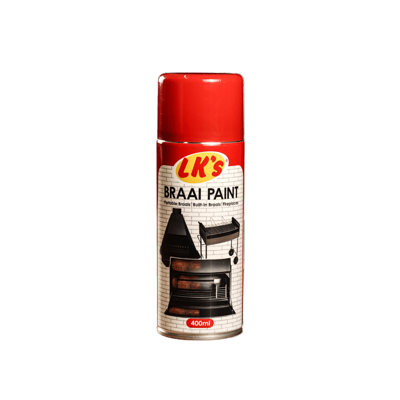 LK’s Braai Paint – High Heat Enamel Spray 400ml