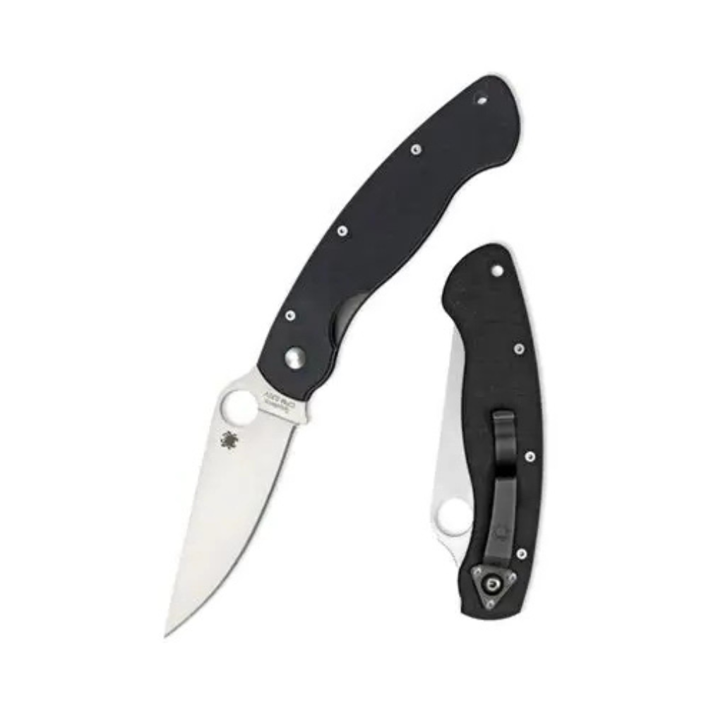 Spyderco Military 2 Black G10 Plain Edge – Elite Performance. Unmatched Reliability.