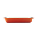 CHEF Cast Iron Enamel Rectangular Dish – 3L (Orange, Red, Green, Blue)