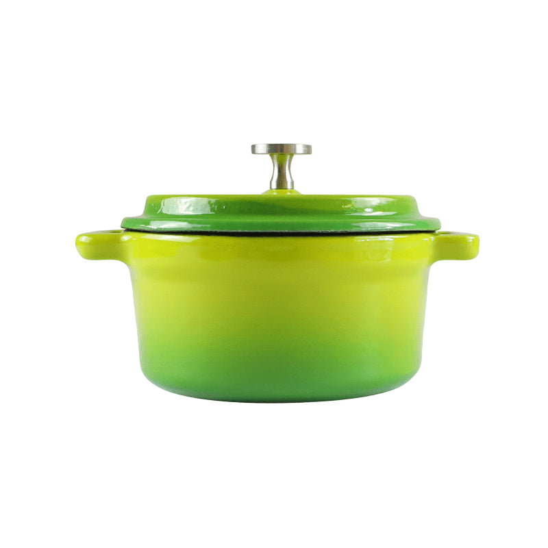 CHEF Cast Iron Enamel Round Ramekin – 0.22L(Orange, Red, Green, Blue)