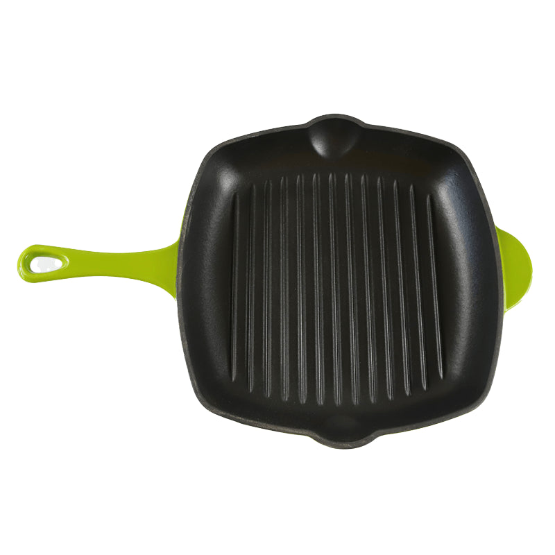 CHEF Square Griddle – 28cm(Orange< Red, Green, Blue, Grey)