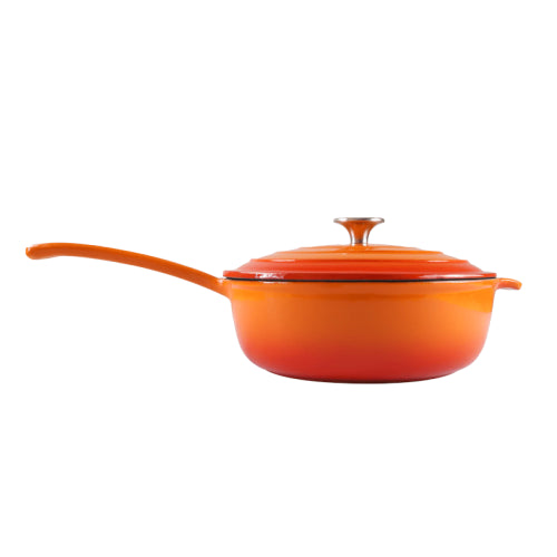 CHEF Saucepan With Lid 24cm (Orange, Red, Green, Blue, Grey)