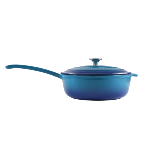 CHEF Saucepan With Lid 24cm (Orange, Red, Green, Blue, Grey)
