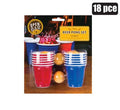 Beer Pong Drinking Game Set 36-piece and 18-piece