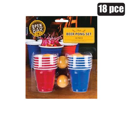 Beer Pong Drinking Game Set 36-piece and 18-piece