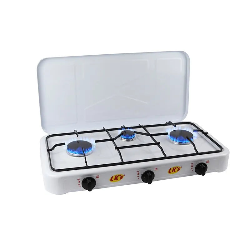 LKS Enamel Gas Hotplates (2,3 & 4 Burner)