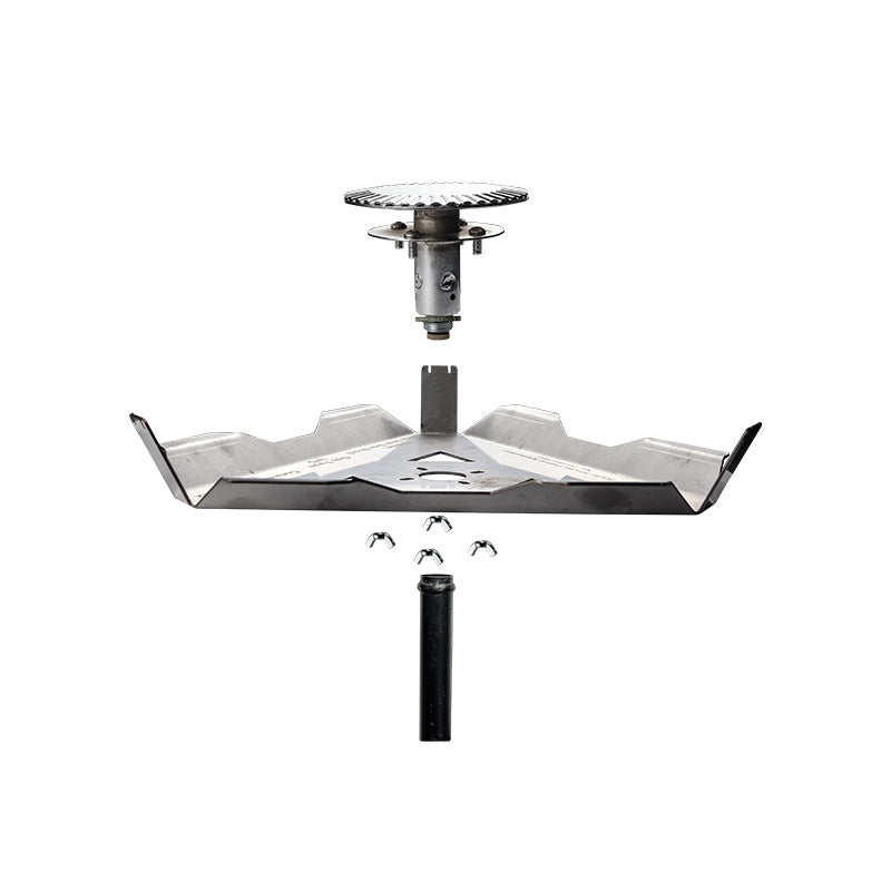 LKS Camp Star Grill Top – Reversible Cast Iron Outdoor BBQ Plate