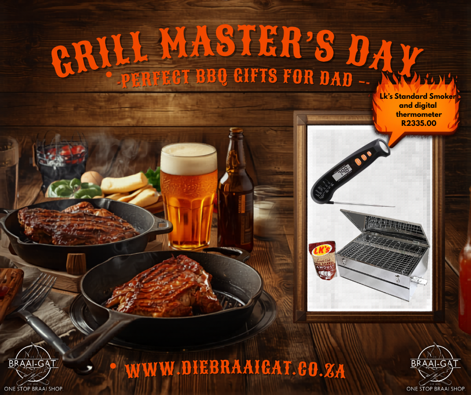 LKS Standard Smoker & Digital Thermometer – Ultimate Braai and Smoking Combo