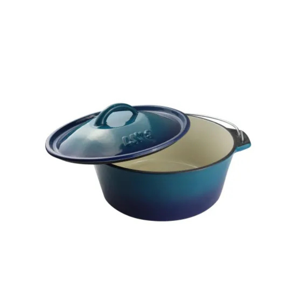 LK's Enameled Bake Pot #10 (Red, Blue, Green)