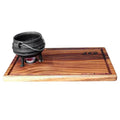 LKS 1/4 Potjie Serving Board – Wooden Potjie Heat Protection Board