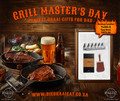 Donkey Long Tongs Leather Paddle & Tjop Rack – Premium Father’s Day Braai Combo