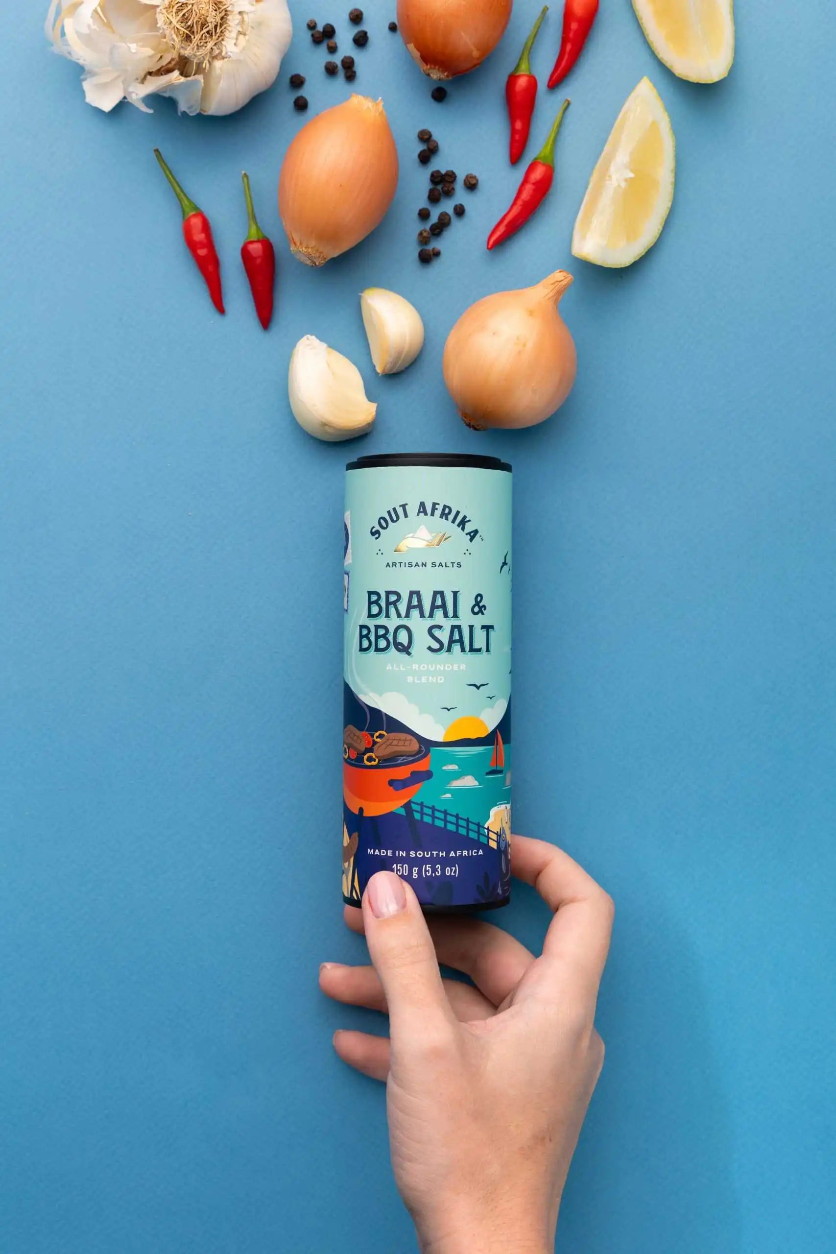 Sout Afrika Braai & BBQ Salt – 160g