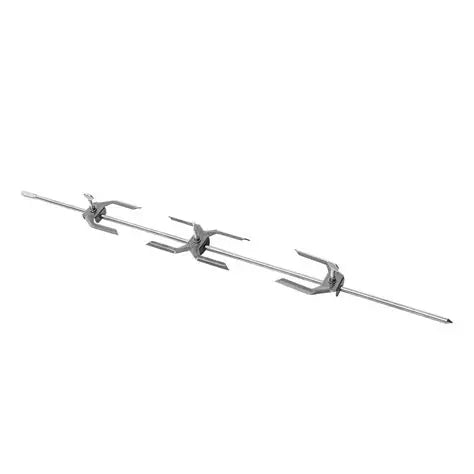 LK’s Double Prongs for Rotisserie – Chrome-Plated (PRONGS ONLY)