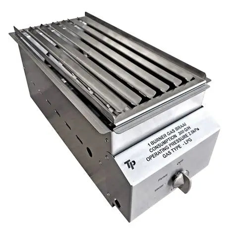 TP 1-Burner Gas Braai – Brushed Stainless Steel (304 & 430 Options)