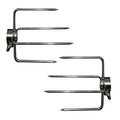 Heavy-Duty Stainless Steel Rotisserie Forks – Set of 2
