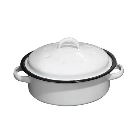 LK’s Round Enamel Casseroles – Small &amp; Medium