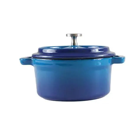 CHEF Cast Iron Enamel Round Ramekin – 0.22L(Orange, Red, Green, Blue)