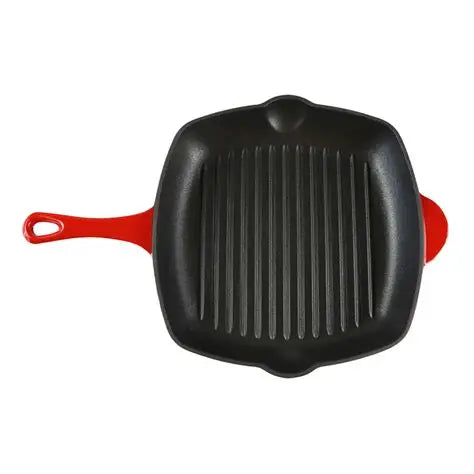CHEF Square Griddle – 28cm(Orange< Red, Green, Blue, Grey)