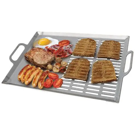 LK’s CHEF Breakfast Pan – 3CR12 Stainless Steel (520 × 380 mm)