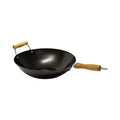 LK’s Carbon Steel Wok with Wooden Handle – 36cm