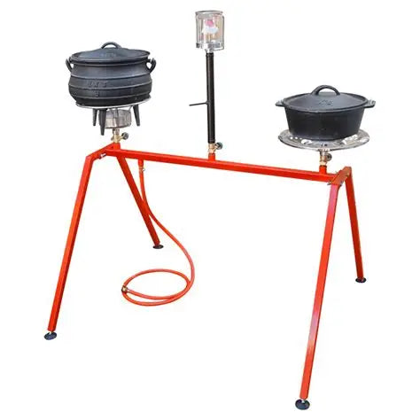 LKS Camper Gas Stand – 3‑Device Outdoor Support Stand | Stable & Portable