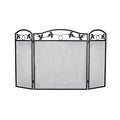 LKS Fireplace Screen – Vineyard | Decorative Fireplace Spark Guard