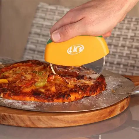 LK’s Pizza Cutter Wheel – Stainless Steel Blade with Safety Cover