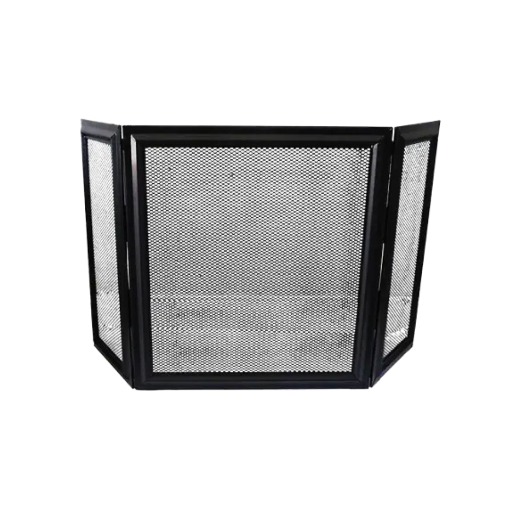 Fireplace Essentials Set – Screen, Toolset & Wood Stand Combo 🔥