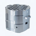 TP Products 430 Stainless Steel Potjie Cooker. (Brushed)