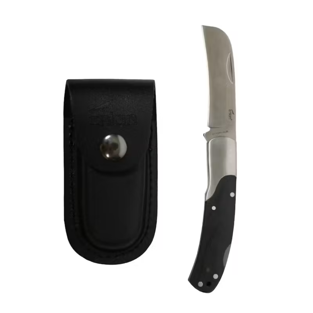 Enlan Biltong Knife with Giftbox & Leather Sheath – Premium Cutting Tool Gift Set