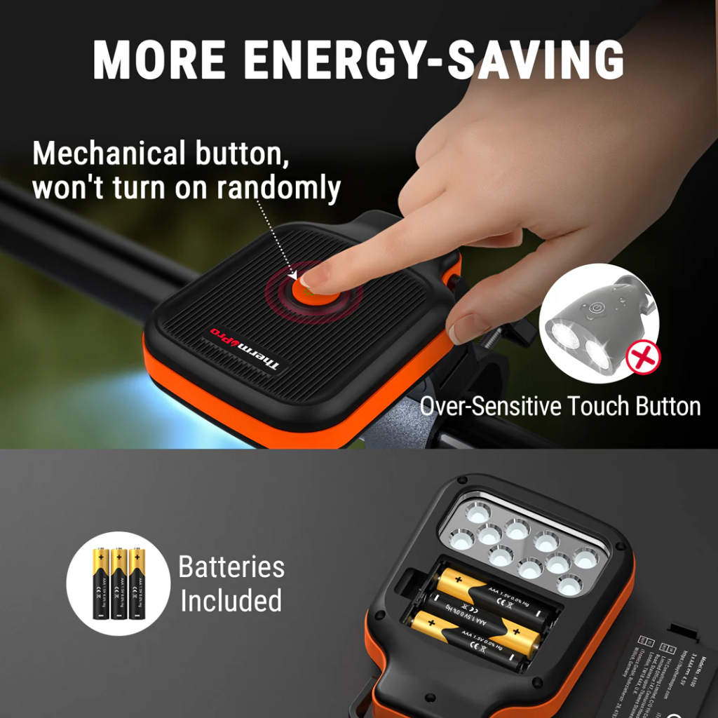 ThermoPro A100 10-LED Outdoor BBQ Grill Light with Adjustable Clamp