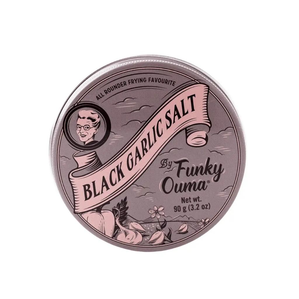 Funky Ouma Black Garlic Salt – Travel Tin (90g)