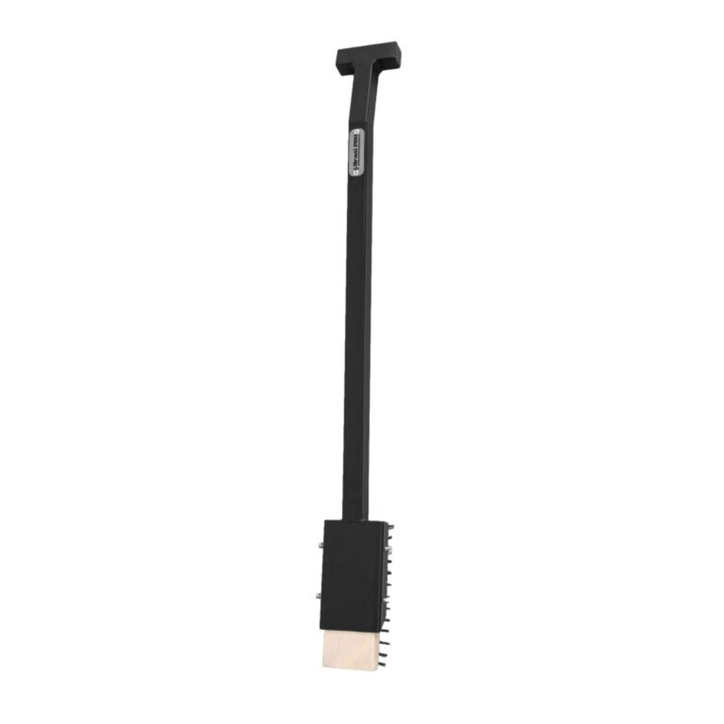 Black Grid Brush with Replaceable Brush– Keep Your Braai Grid Clean