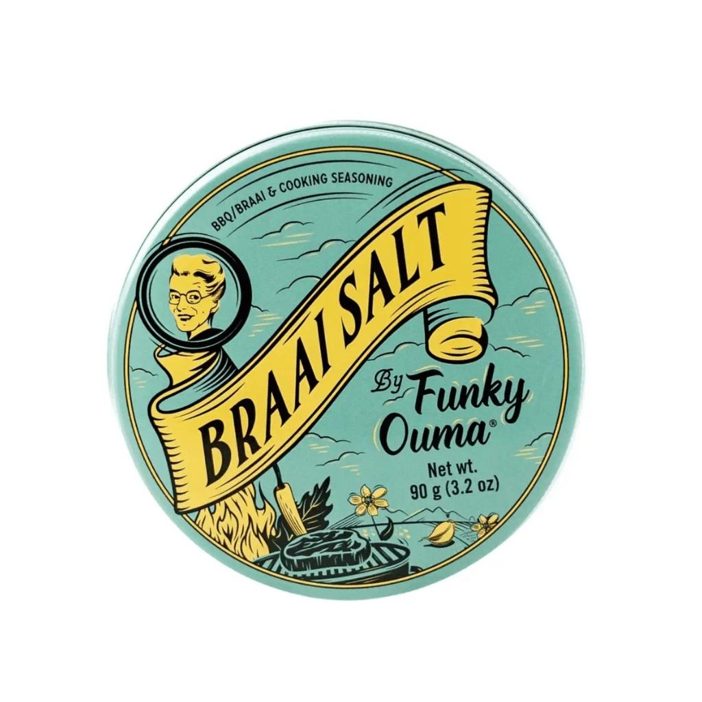 Funky Ouma Braai Salt – Travel Tin (90g)