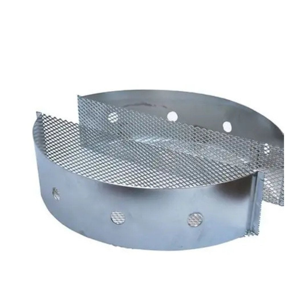 LK’s Charcoal Holder Set – Chrome-Plated.