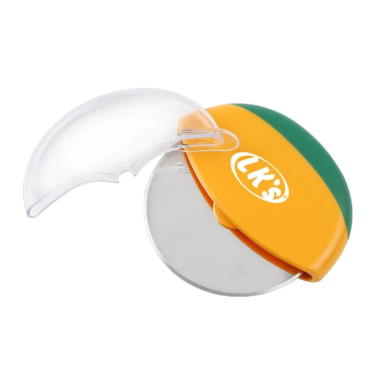 LK’s Pizza Cutter Wheel – Stainless Steel Blade with Safety Cover
