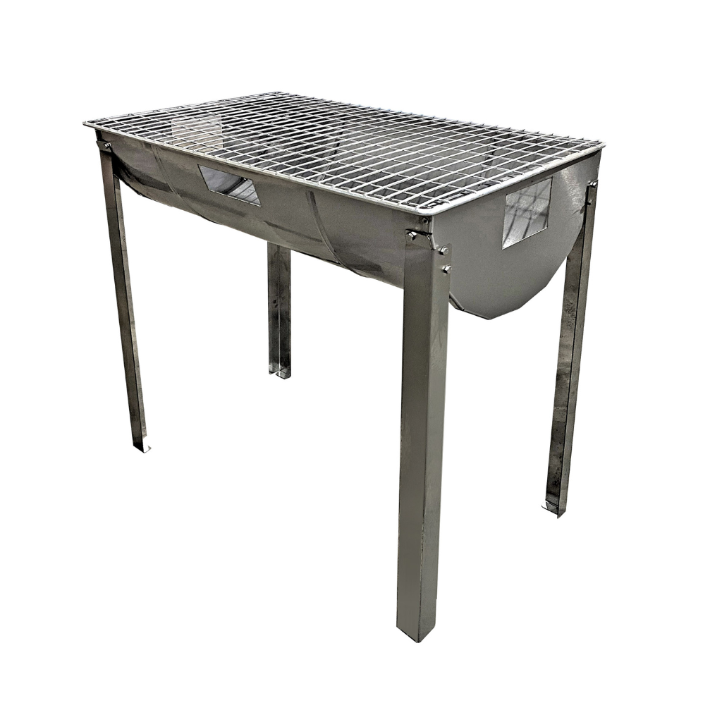 Drum Braai –Stainless-Steel - The Ultimate South African Braai Experience