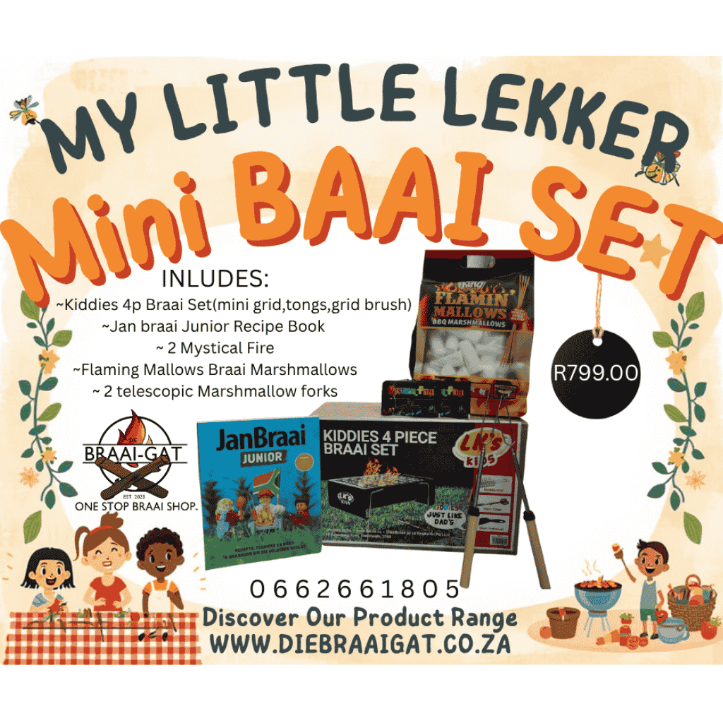 🔥 Kiddies Braai Set – For Little Braai Masters in the Making!