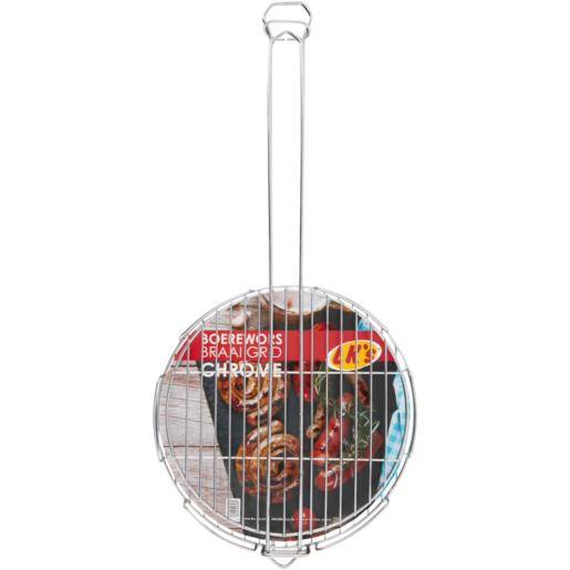 LK's Boerewors Grid (Mild Steel, Chrome, Stainless-Steel)