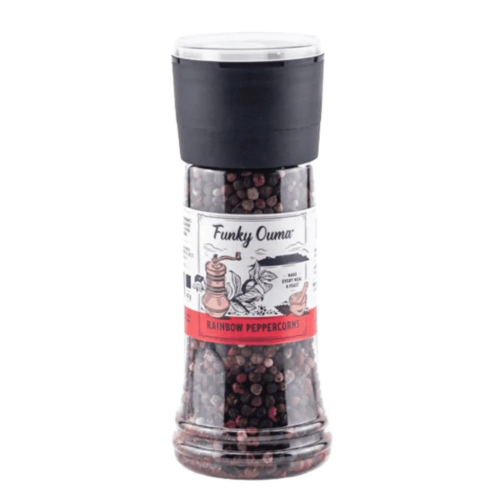 Funky Ouma Rainbow Peppercorns – 250ml Grinder