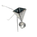 Premium Flambadou with Stainless Steel Drip Tray, Handle & Carry Bag |