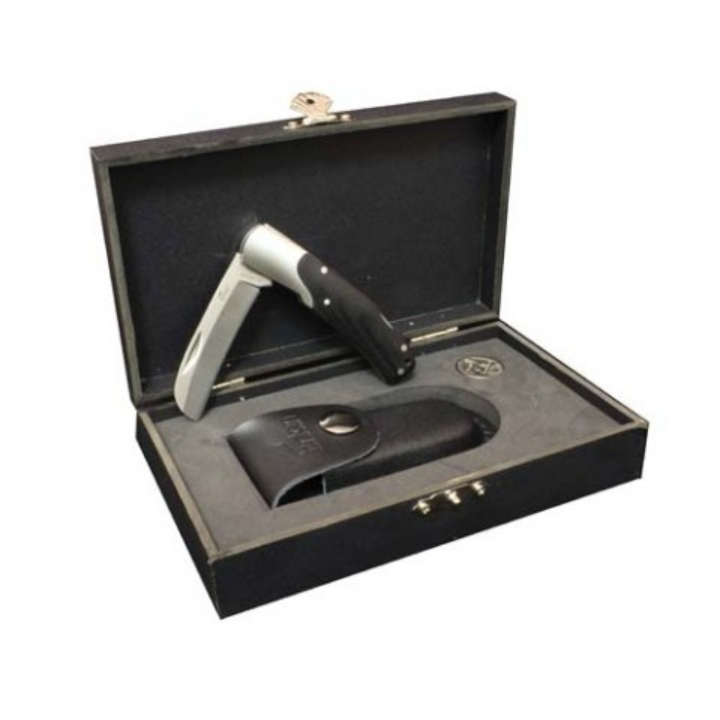 Enlan Biltong Knife with Giftbox & Leather Sheath – Premium Cutting Tool Gift Set