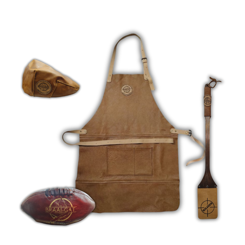 Die Braai Gat Leather Combo