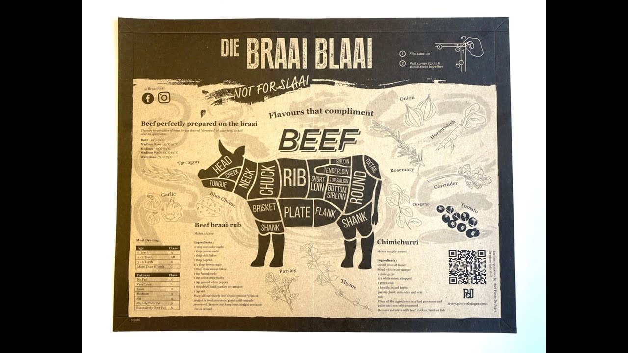 Braaiblaai 6-sheets