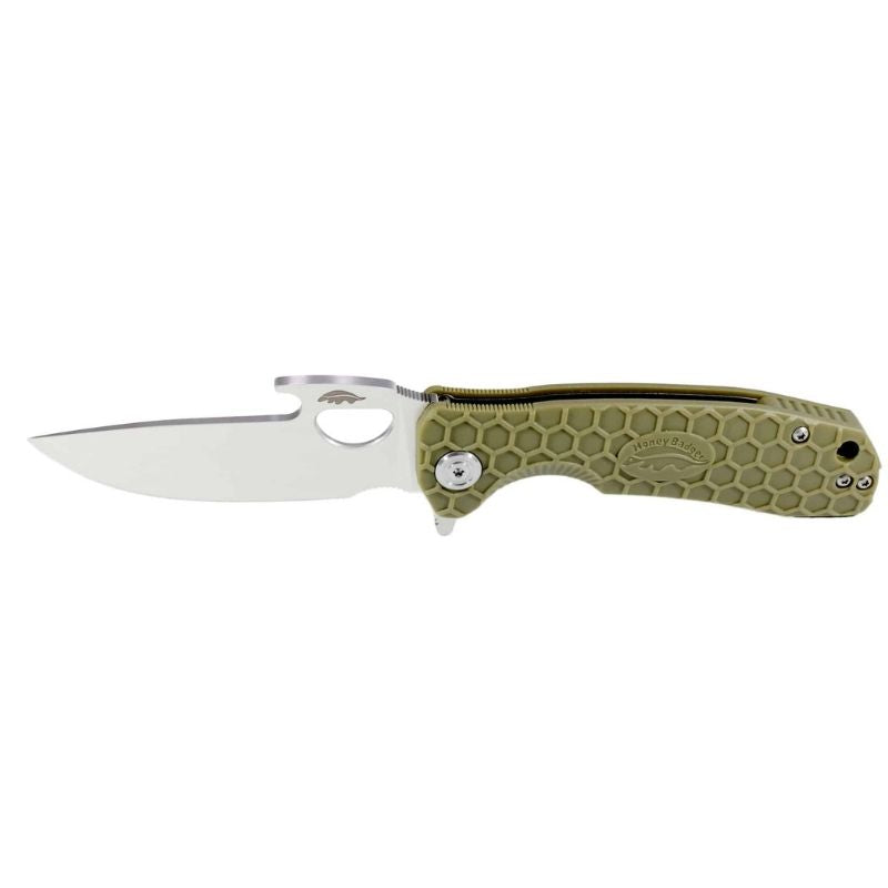 Honey Badger Opener Knife – Large Tan