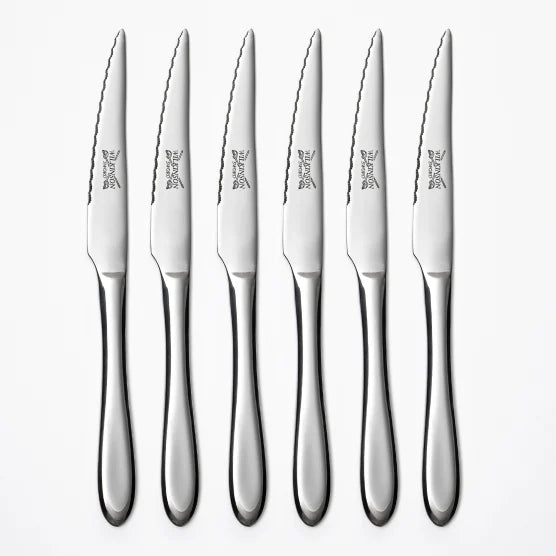 6pc Teardrop Steak knives