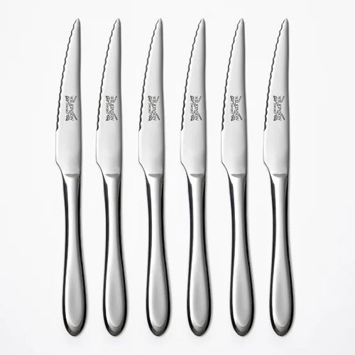 6pc Teardrop Steak knives
