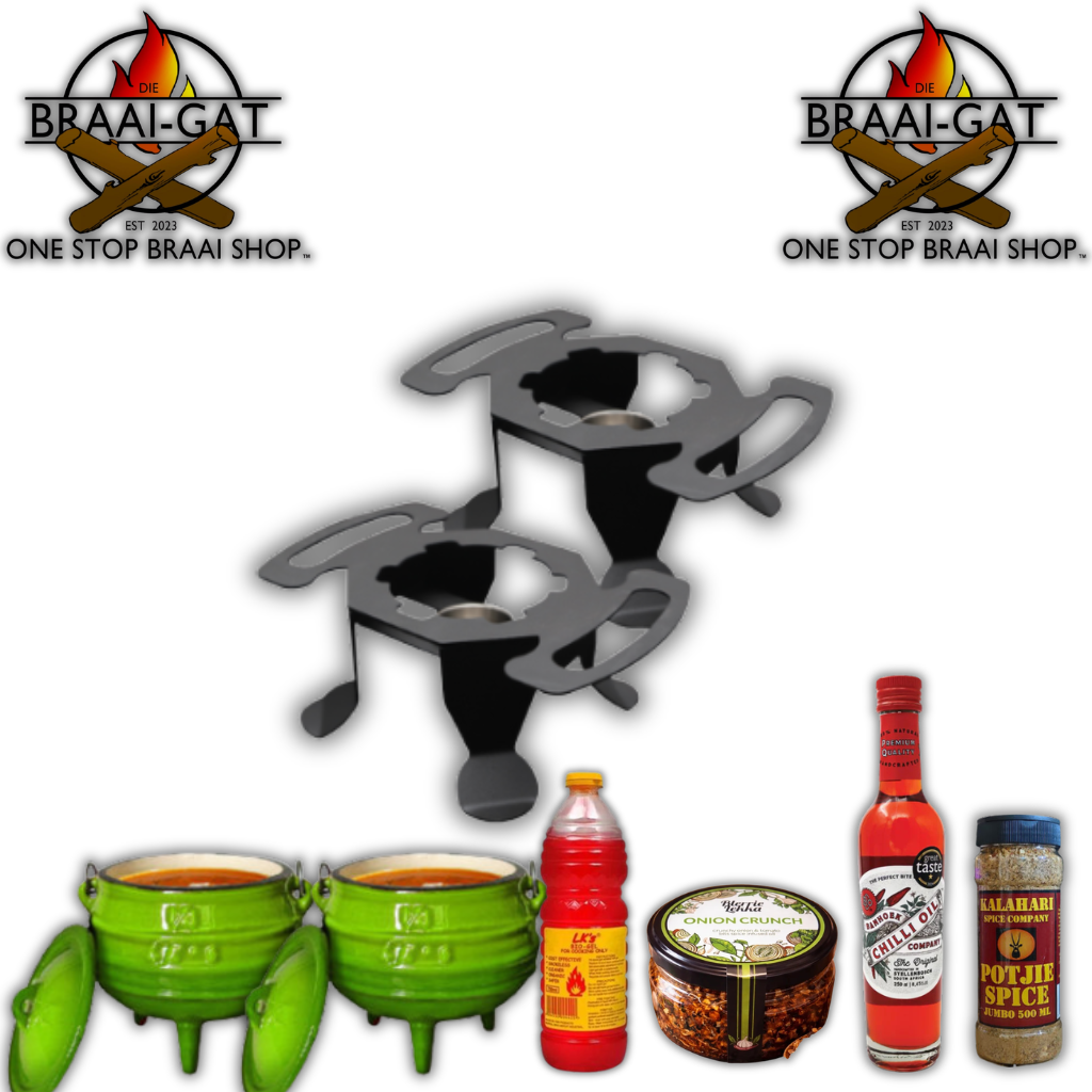 1/4 Potjie Cooking Starter Combo | Complete Mini Potjie Set |